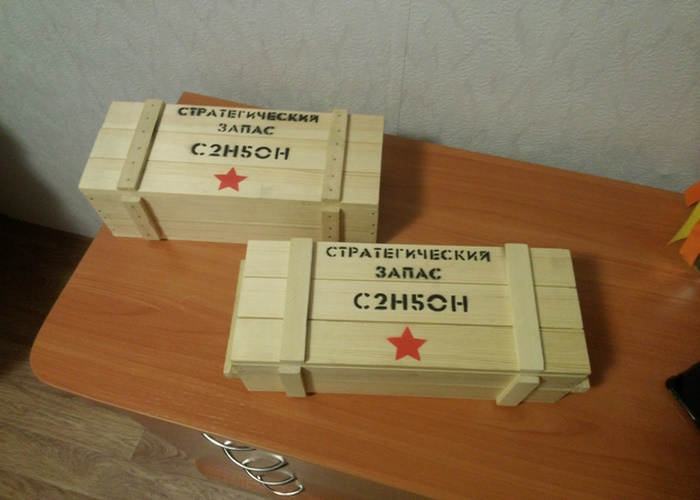 коробка из фанеры 23 февраля