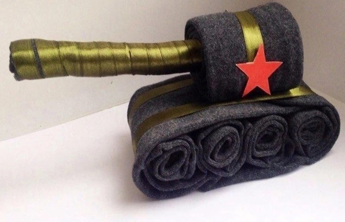 танк из носков