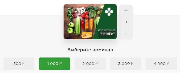 оформление сертификата перекресток